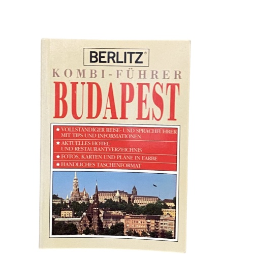 2656 BERLITZ KOMBI-FÜHRER BUDAPEST REISE- UND SPRACHFÜHRER +Abb
