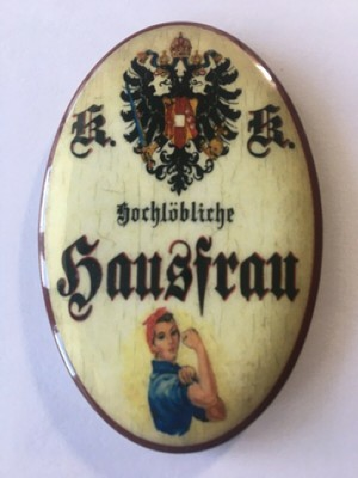 Nostalgie flaschenöffner magnet hochlöbliche hausfrau