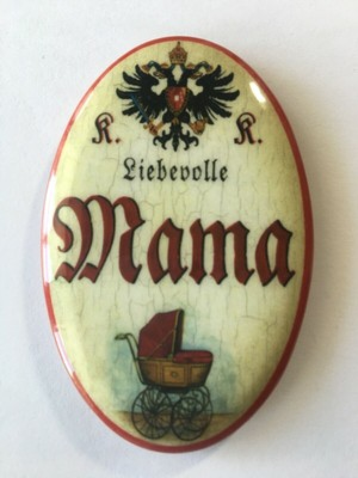 Nostalgie flaschenöffner magnet liebevolle mama kinderwagen