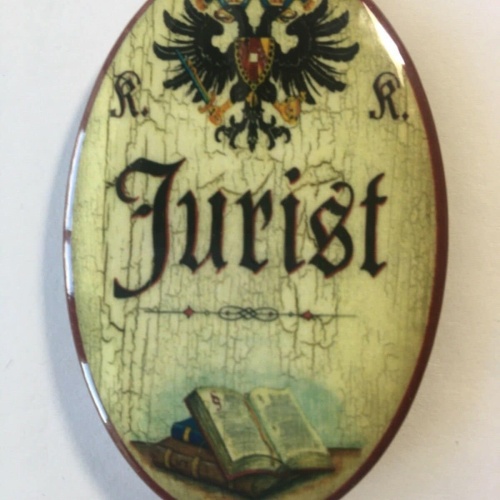 Nostalgie flaschenöffner magnet jurist gesetzesbücher