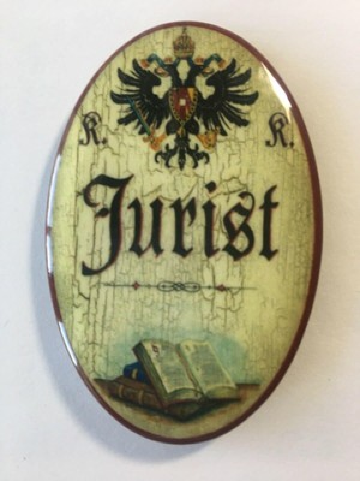 Nostalgie flaschenöffner magnet jurist gesetzesbücher