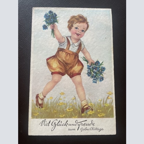 Viel Glück und Freude zum Geburtstag - Kind 400783 DN A