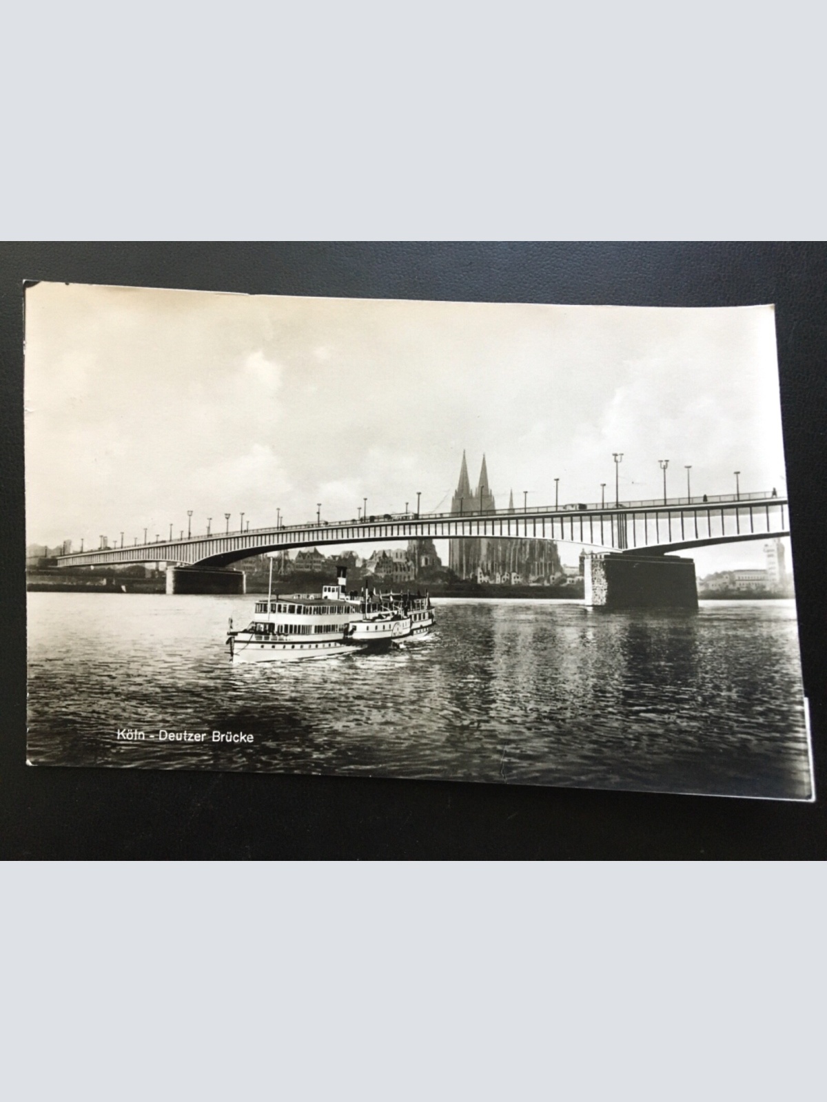 Köln - Deutzer Brücke - Schiff 966 TH