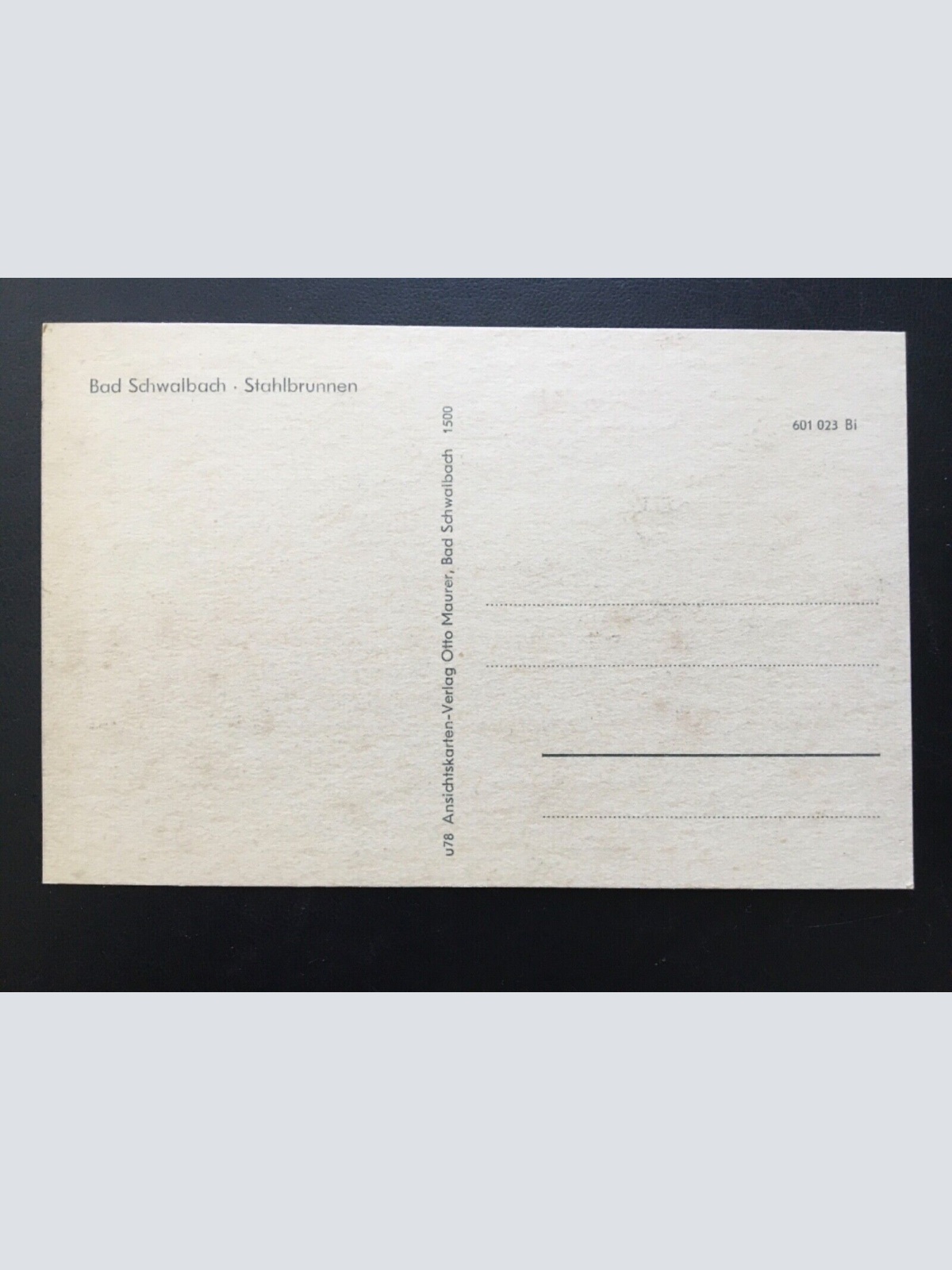 Bad Schwalbach - Stahlbrunnen - Frau im Park 968 TH