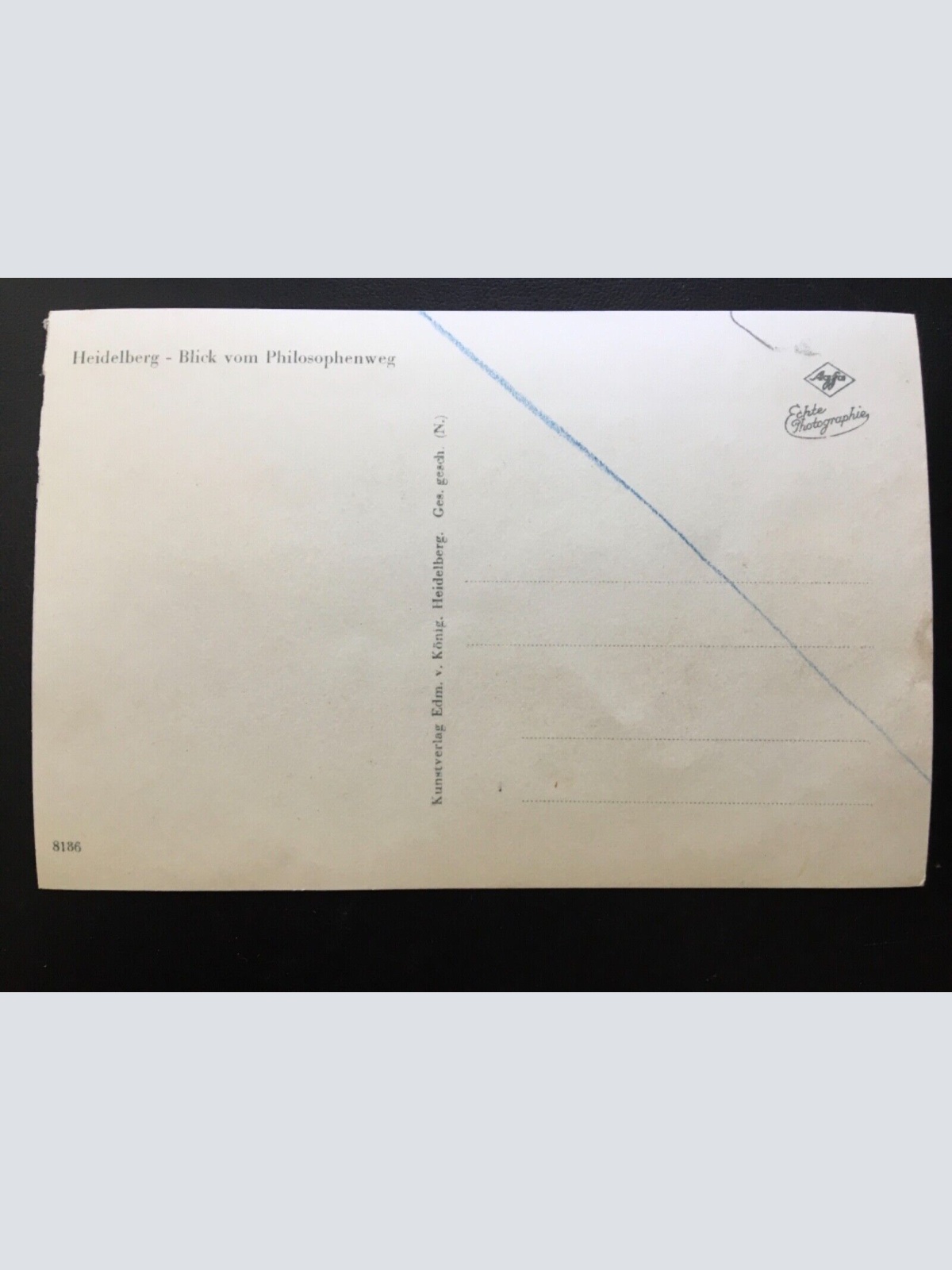 Heidelberg - Blick vom Philosophenweg - Alte Brücke - Neckar 969 TH