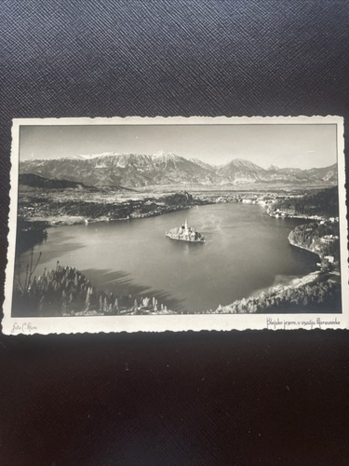 Blejsko jeservo, v ozadju karavanke, See 400739 DN A