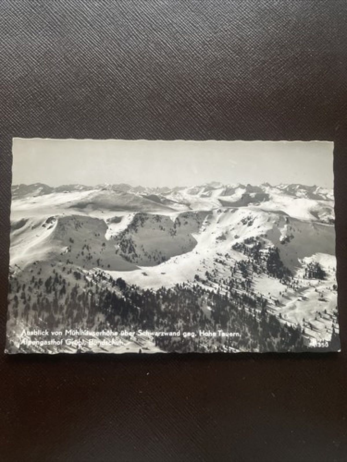 Ausblick v. Mühlhauserhöhe über Schwarzwand geg. Hohe Tauern 400790 DN A