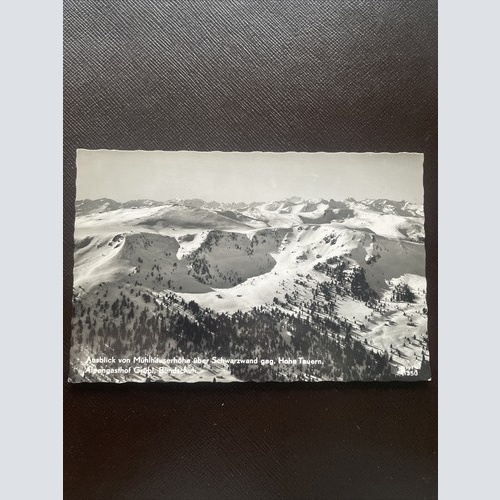 Ausblick v. Mühlhauserhöhe über Schwarzwand geg. Hohe Tauern 400790 DN A