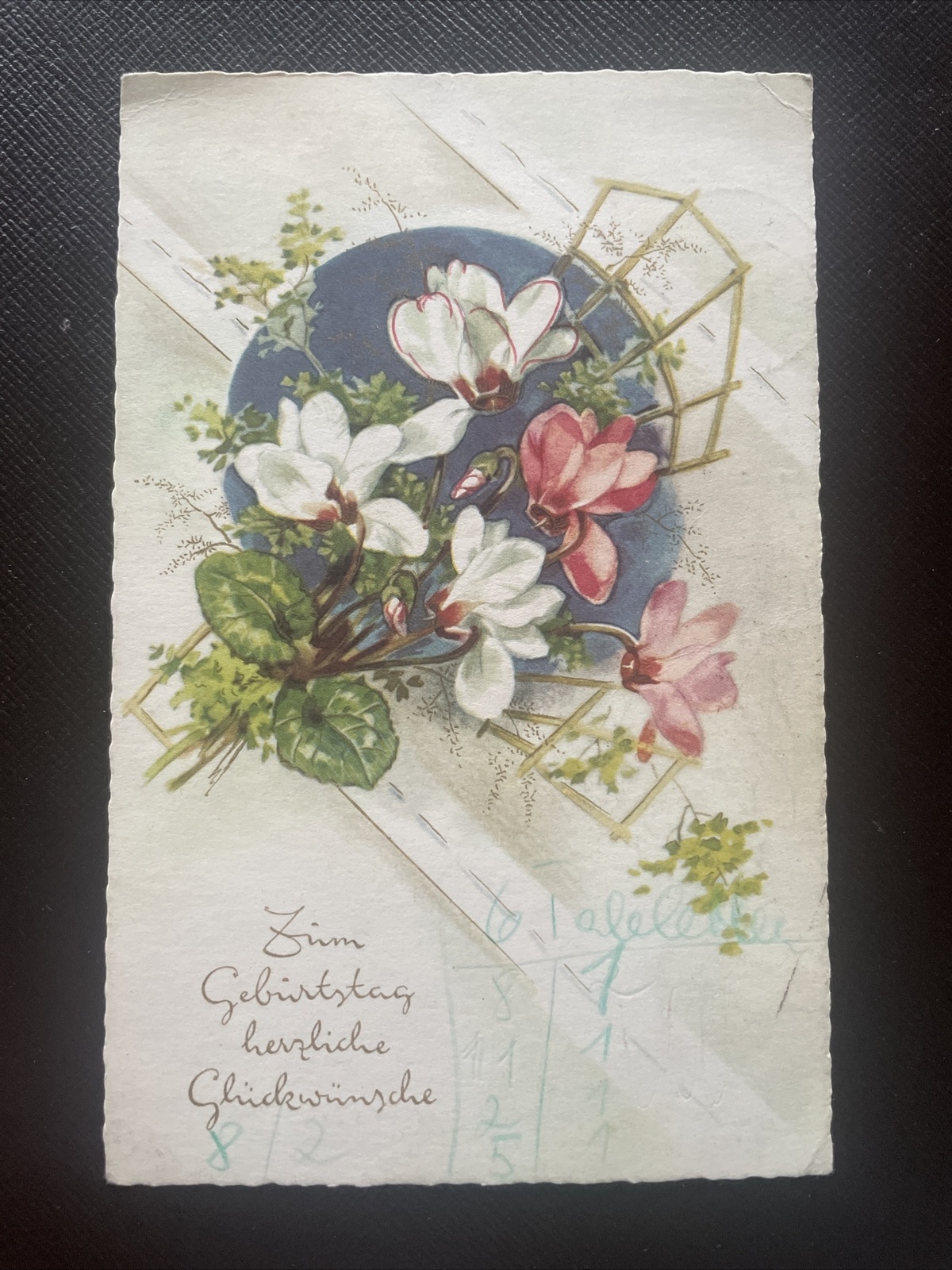 Zum Geburtstag herzliche Glückwünsche, Blumen 400793 DN