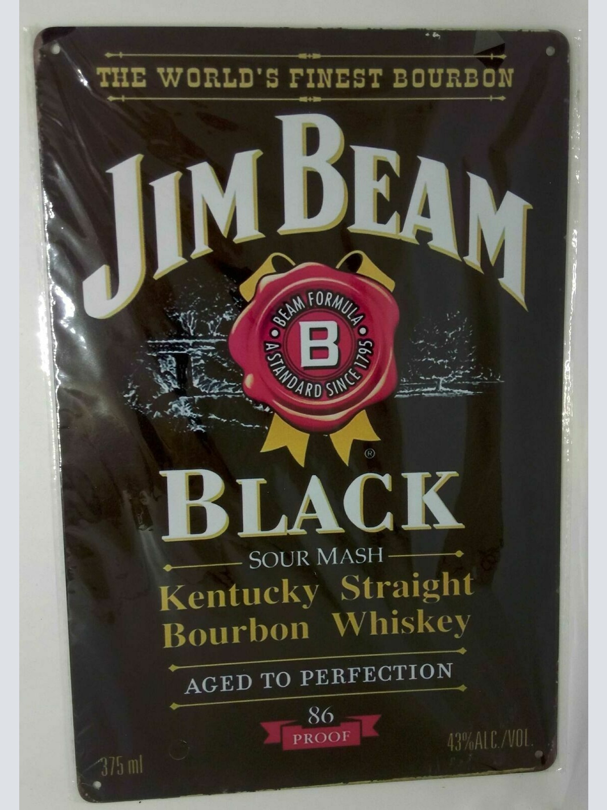 Nostalgie Retro Blechschild Jim Beam Whiskey 30x20 50054