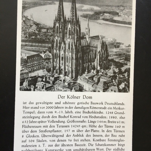 Köln - Der Kölner Dom - Historie 927 TH