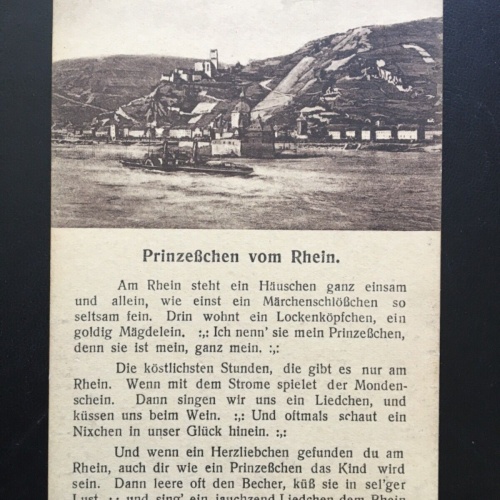 Caub Kaub - Guttenfels & Pfalz - Prinzeßchen vom Rhein - Schiff 928 TH