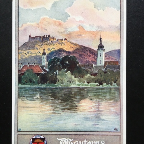 Deutscher Schulverein - Mautern - Stadt Kirche - Künstlerkarte 16001 TH