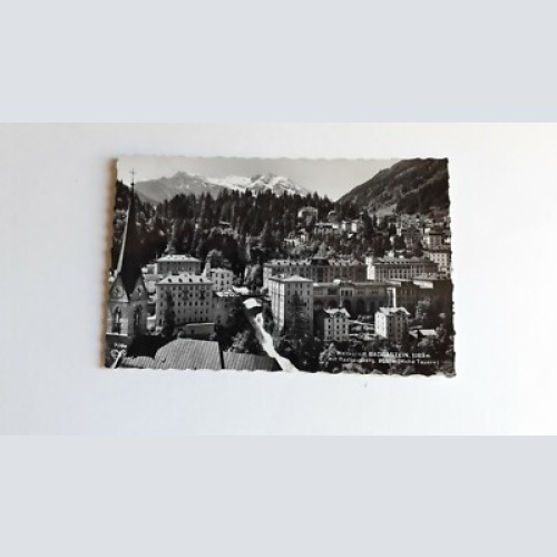 Weltkurort BADGASTEIN, 1083m mit Radhausberg, 2651m(Hohe Tauern) 40100FH