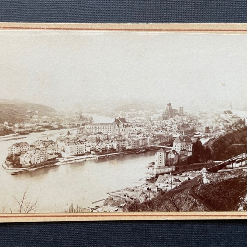 Foto Passau Stadt Hafen  E.Wangemann Bayern Deutschland ca.10,2x6cm 410071