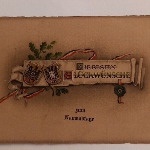 Glückwunschkarte Glückwünsche zum Namenstag 600648A gr