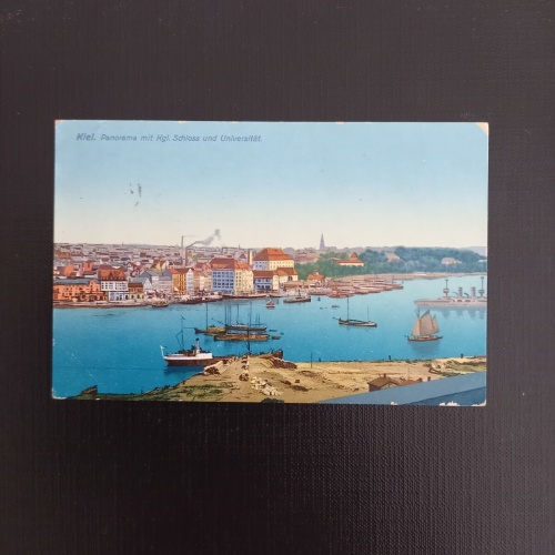 Kiel Panorama mit Kgl.Schloss und Universität 410393 gr