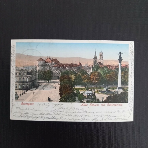 Stuttgart Altes Schloss mit Schlossplatz 410396 gr