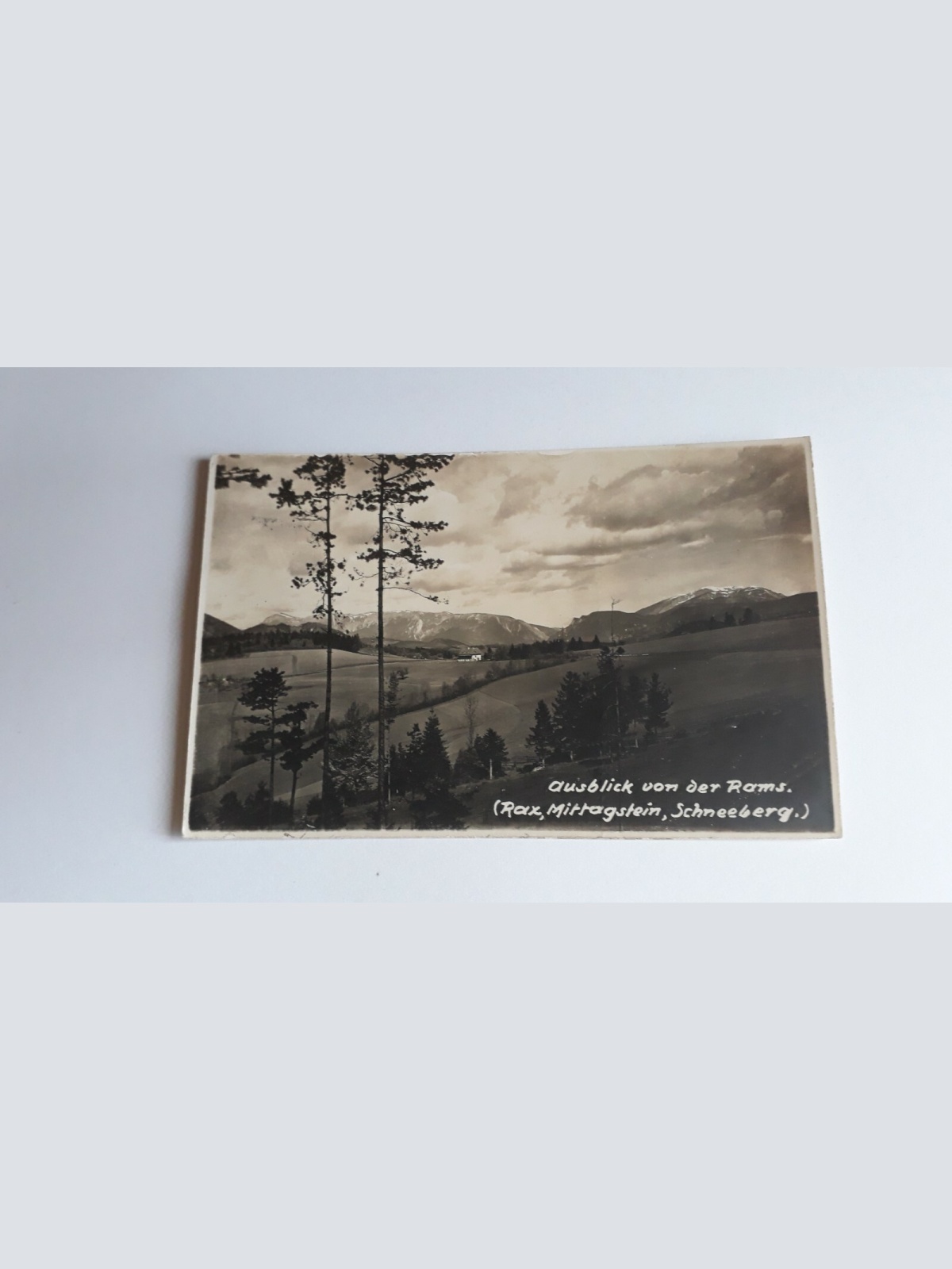 Ausblick von der Rams.(Rax,Mittagstein,Schneeberg) 40063FH