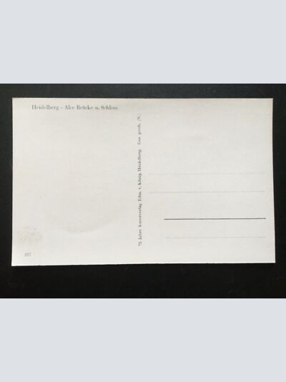 Heidelberg - Alte Brücke u. Schloss - Neckar - Brücke Runderboote 180093 TH!