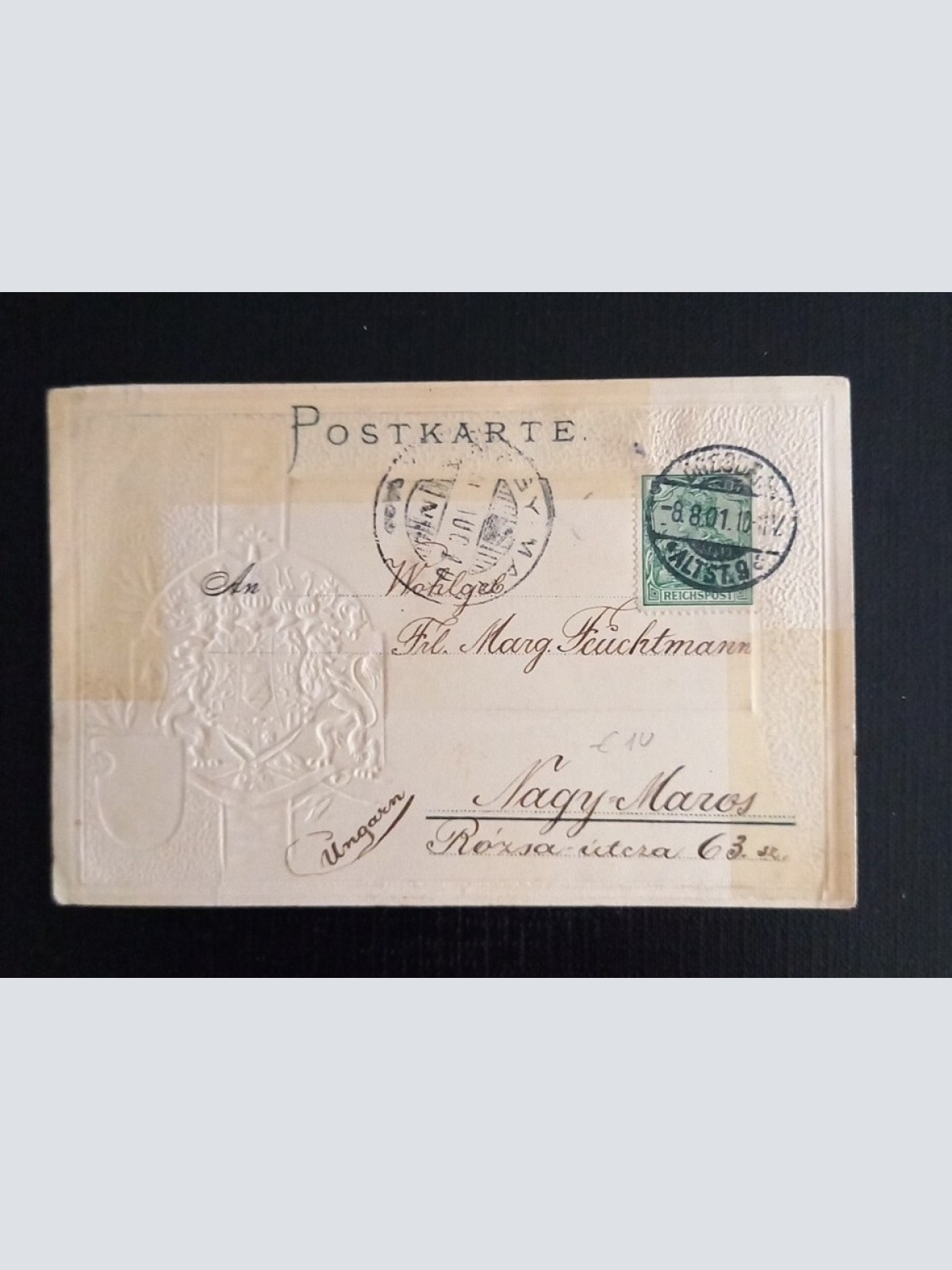 Dresden Neustadt Prägekarte 165285 Ga