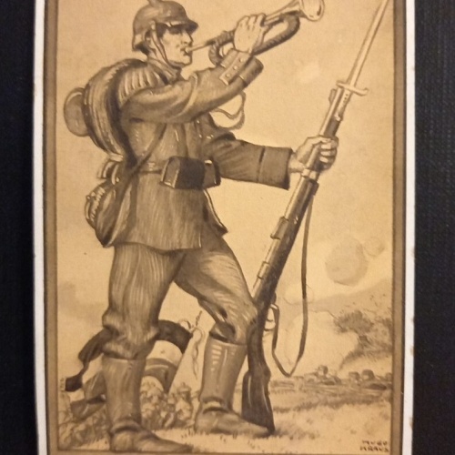 Mugo Kraus Soldat Mit Gewehr Und Trompete 28435 Ga G