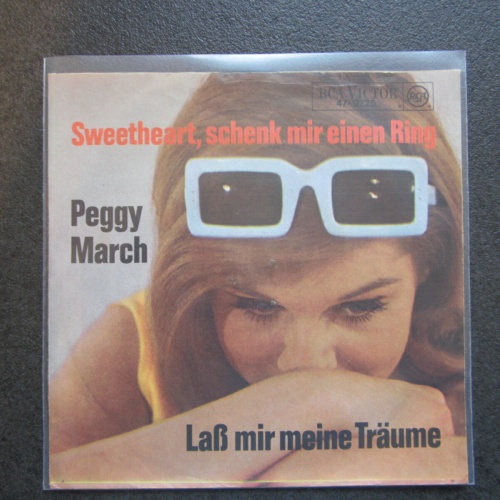 Single / Peggy March – Sweetheart, Schenk Mir Einen Ring / Laß Mi / DE PRESS /