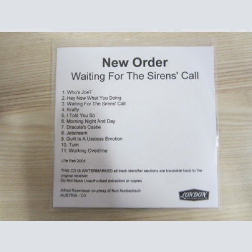 CD / NEW ORDER / WAITING FOR THE SIRENS'CALL / PROMO / MUSTER / RAR /