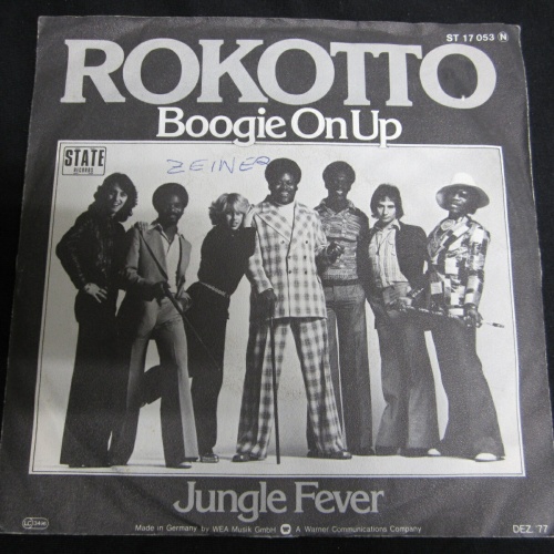 Single /  Rokotto ?– Boogie On Up / Jungle Fever /  DE PRESS / RAR /
