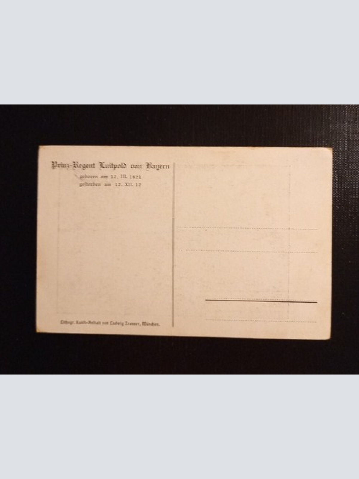 Prinzregent Luitpold Von Bayern 600721A Ga G