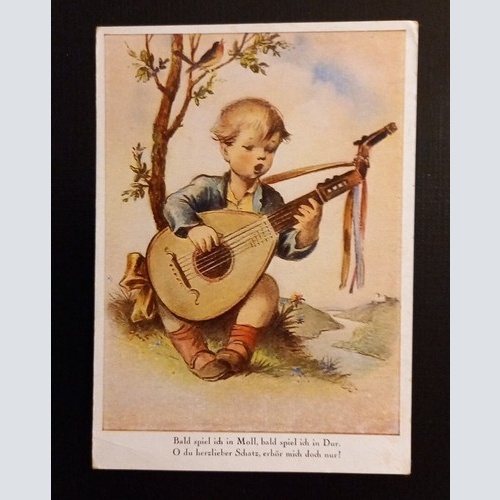 Kind Spielt Gitarre 165368 Ga G