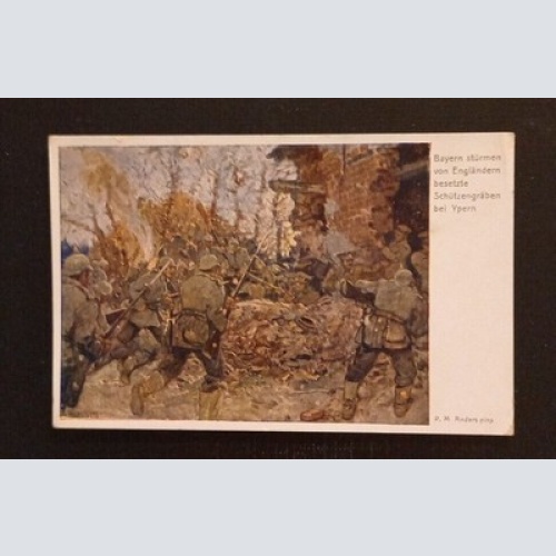Ansichtskarte Militaria IWK Bayern Stürmen Schützengräben 0131 Ga G