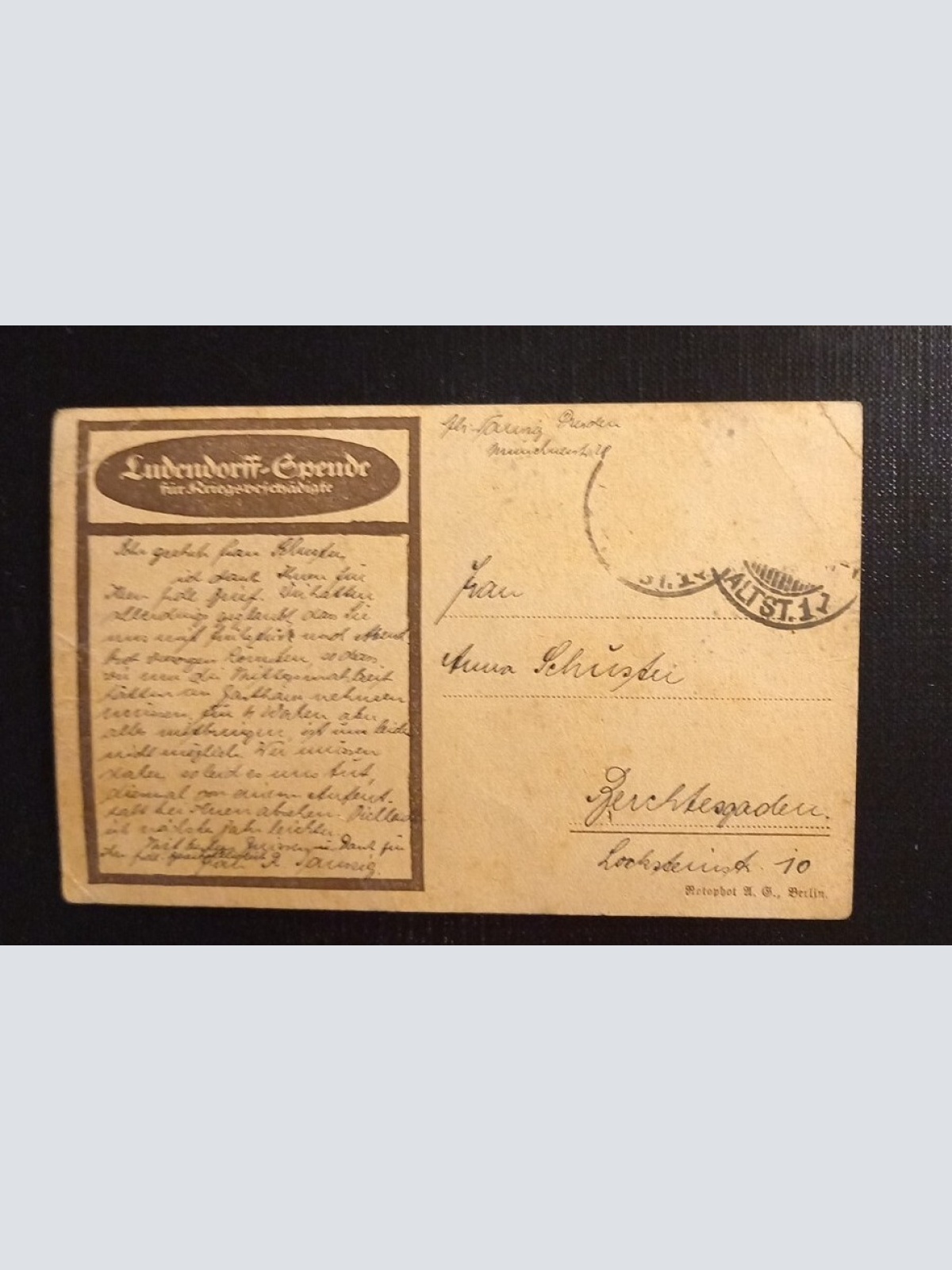 Luddendorff Porträt 165268 Ga G