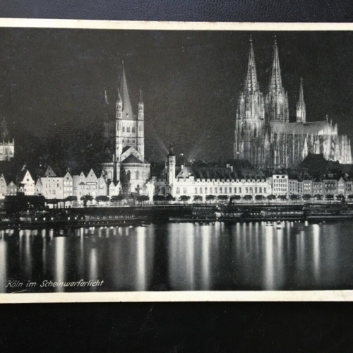 Köln im Scheinwerferlicht - Rhein - Kölner Dom 140450 TH