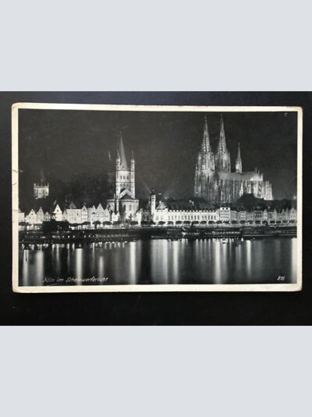 Köln im Scheinwerferlicht - Rhein - Kölner Dom 140450 TH