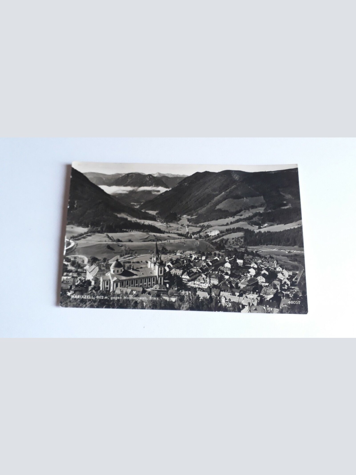 Mariazell, 862m, gegen Hochschwab. 40053 FH