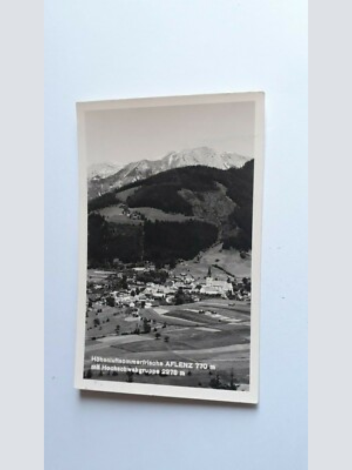 Höhenluftsommerfrische Aflenz 770m mit Hochschwabgruppe 2278m. 40082 FH ShSt