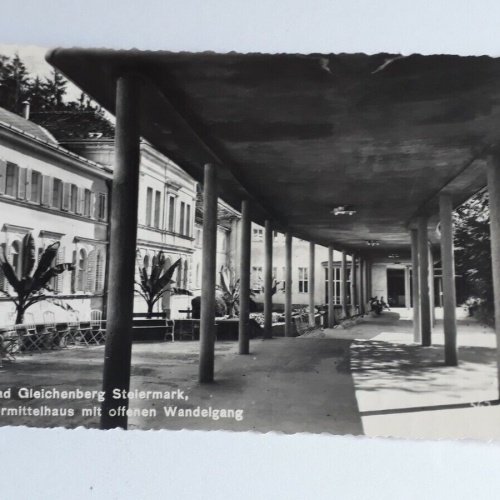 Bad Gleichenberg Steiermark, Kurmittelhaus mit offenen Wandelgang. 40041 FH ShSt