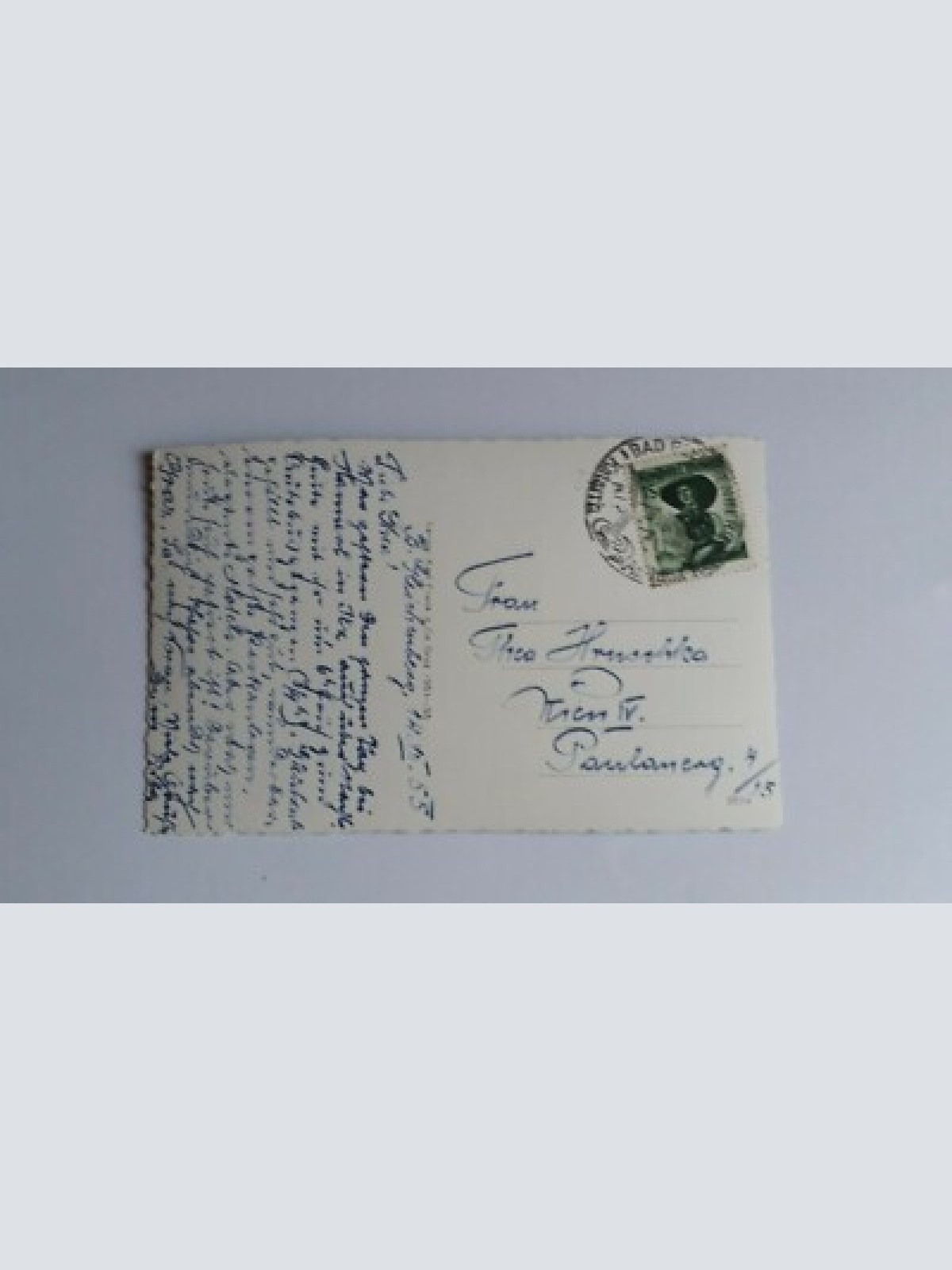 Bad Gleichenberg Steiermark, Kurmittelhaus mit offenen Wandelgang. 40041 FH ShSt