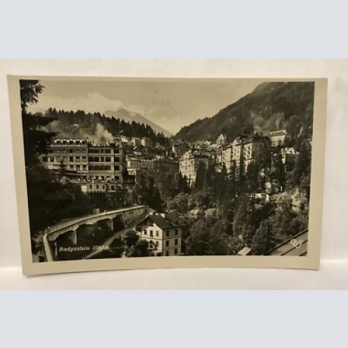 AK, Bad Gastein, Salzburg, Tauernbahn, Weltkurort (110303 BW!)