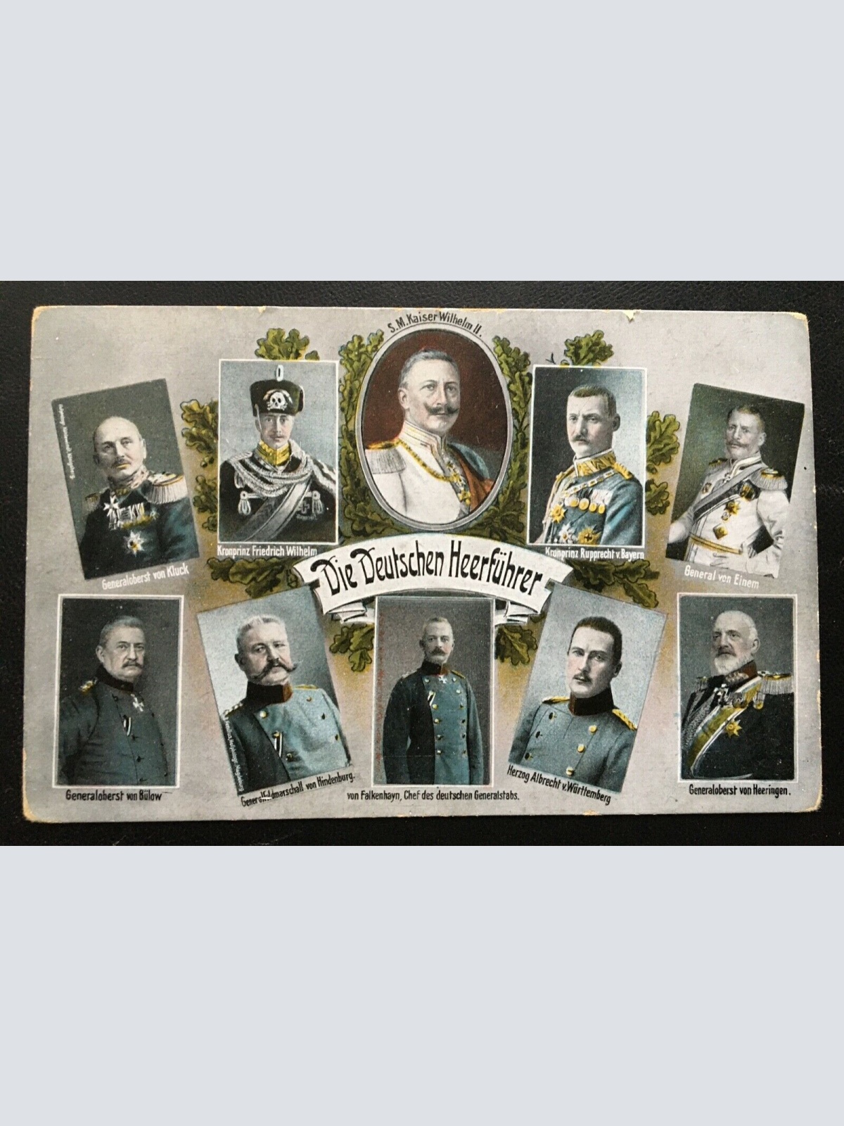 Die Deutschen Heerführer - Collage - Kaiser Soldaten Militär Krieg 400603 TH