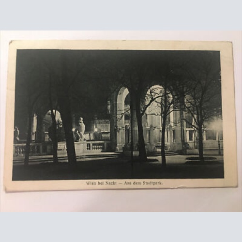 Wien bei Nacht Aus dem Stadtpark 30098 RU