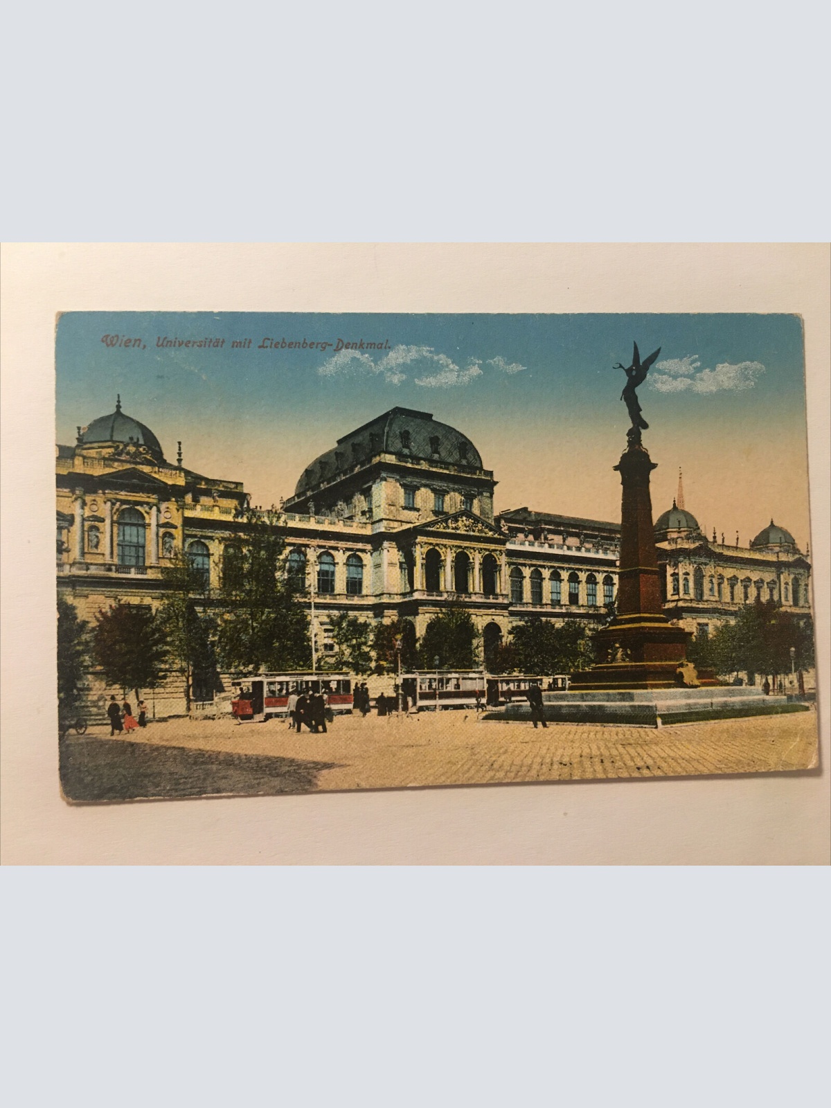 Wien Universität mit Liebenberg Denkmal 30079 RU