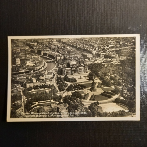 Berlin, Königsplatz, Reichsgebäude, Brandenburger Tor 400321 gr F