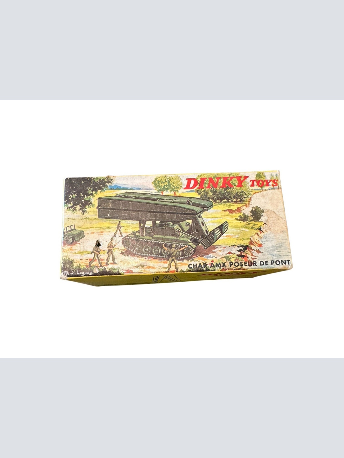 Dinky Toys Char AMX Poseur de Pont Militär Brückenleger Panzer