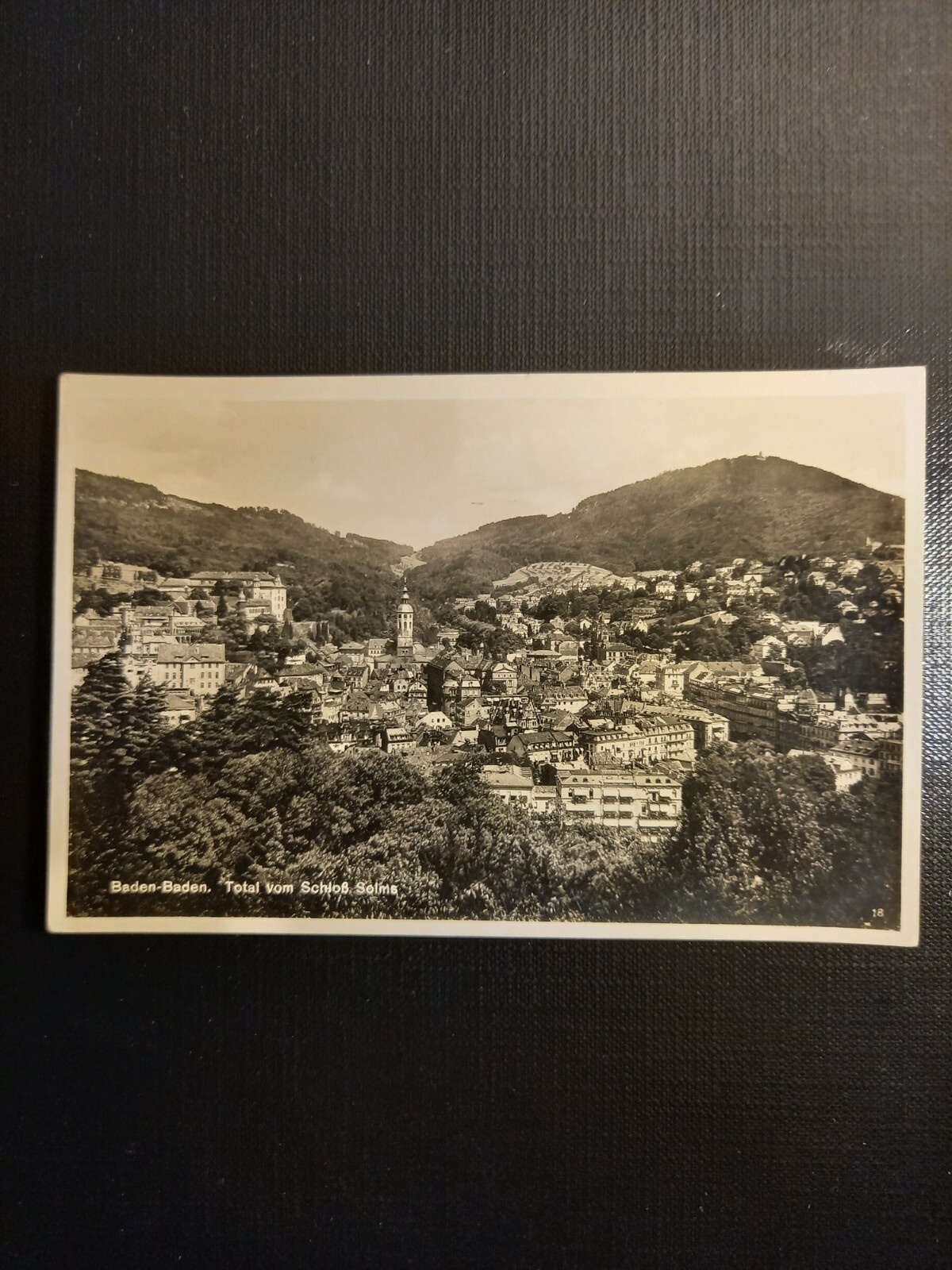 Baden Baden Blick v.Schloß Solos 400312 gr F