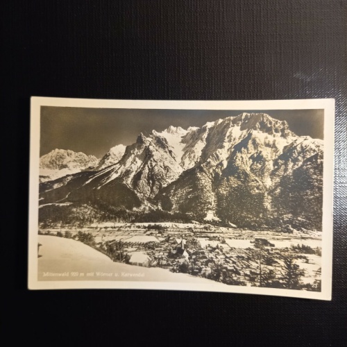 Mittenwald mit Werner u. Karwendel 400307 gr F