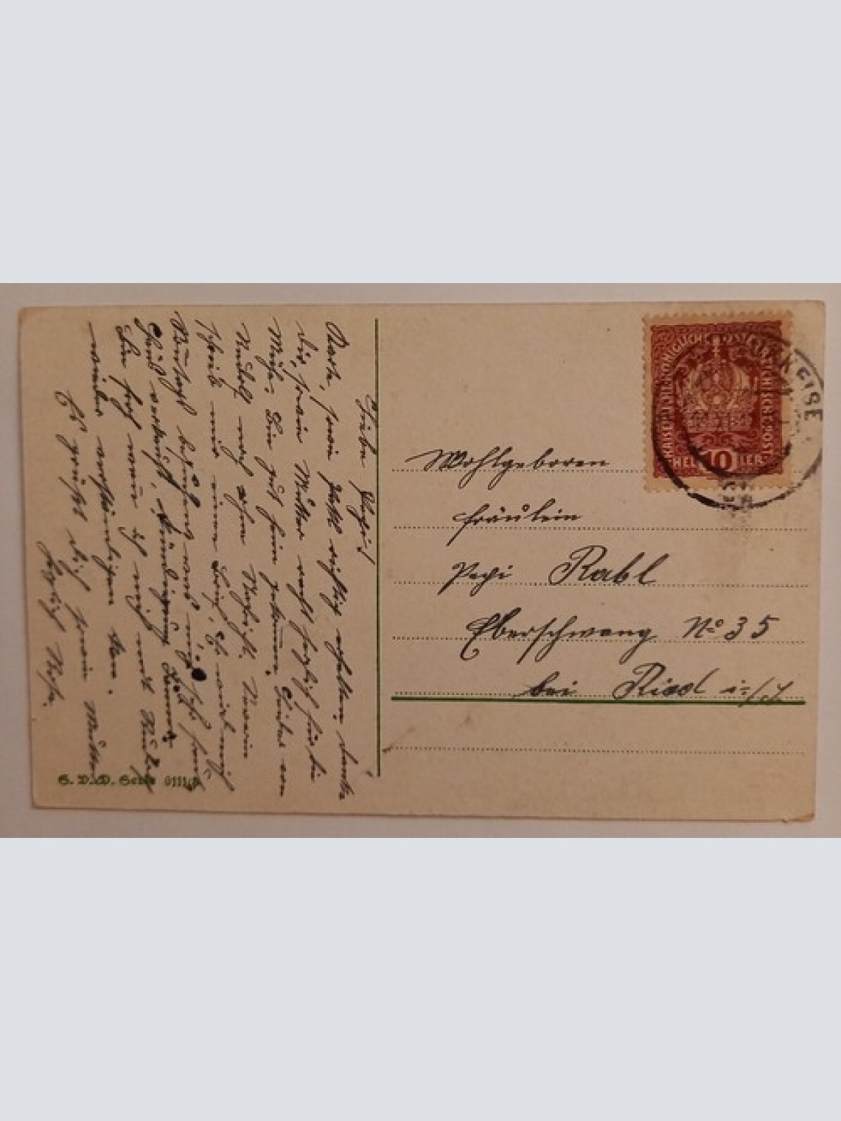 Künstlerkarte Die Rosen Blumen 500127A gr D