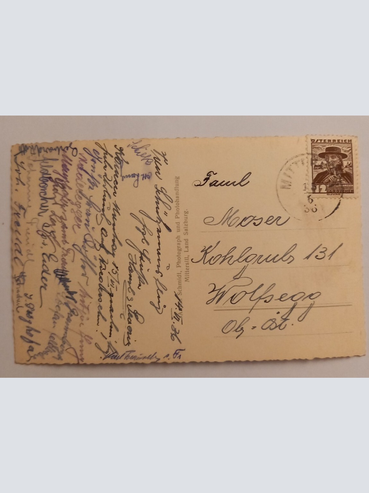 Österreich, Salzburg, Mittersill 500133A gr D