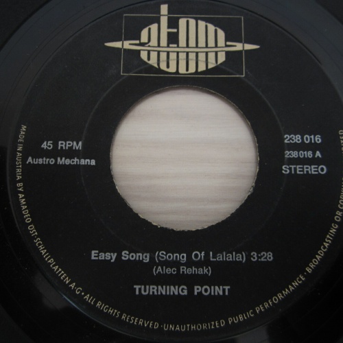 Single / Turning Point  ?– Easy Song (Song Of La La La  / AUT PRESS /  RAR /